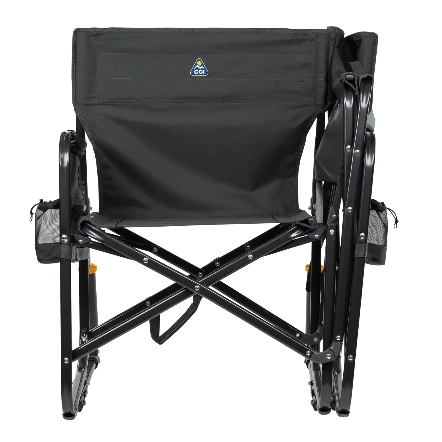 Premium All-Weather Tandem Rocker - Choice 227 - Patented Spring-Action Rocking Chair for Camping Detail
